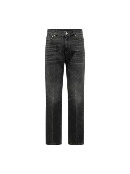 Jeansy straight leg Seafarer czarne