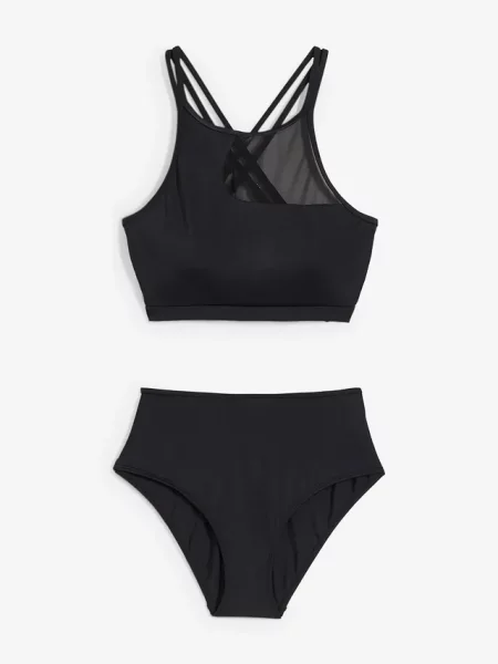 Bikini bustier 2 części czarne