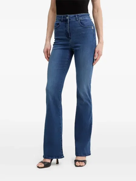 Blugi Patrizia Pepe cu autograf albastru