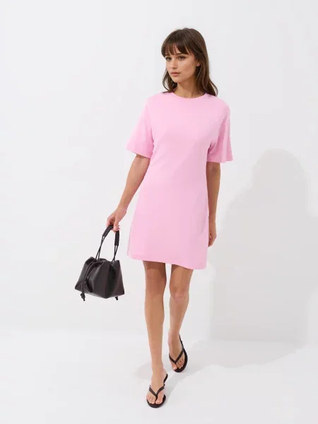 Kostiumas mini mini suknelė Mohito rožinė