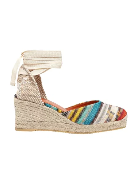 Espadryle Missoni na koturnie