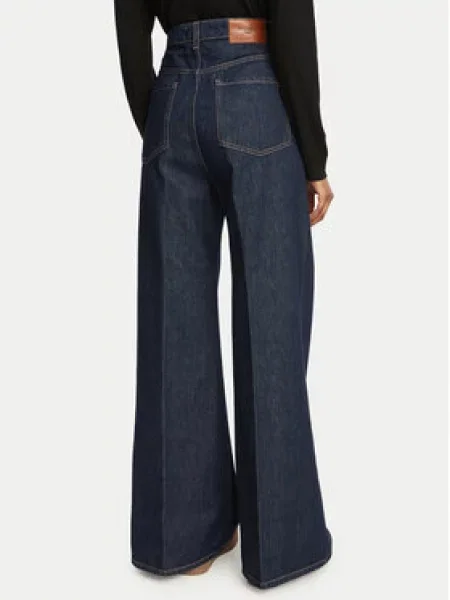 Weekend Max Mara Farmer Sport Sötétkék Straight Leg