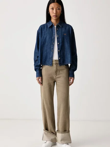 Guess Jeans De blugi cămașă albastru