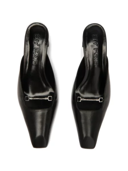 Papuci tip mules By Far negru