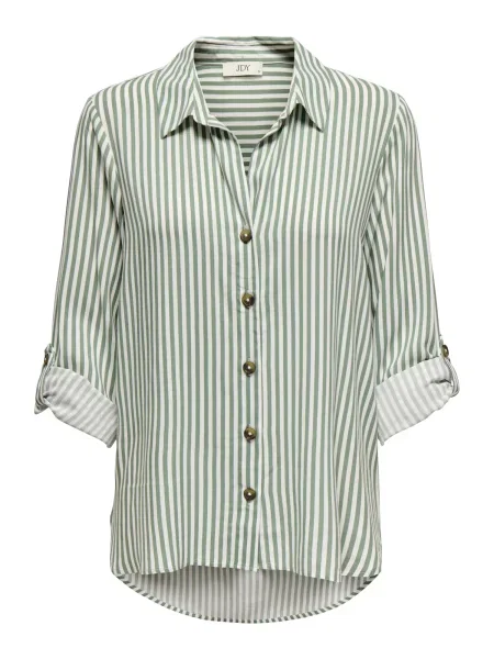 JDY Bluza JDYLAUREL zelena bela