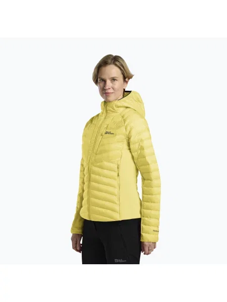 Női bélelt dzseki Jack Wolfskin Routeburn Pro Ins lemon ice. Méret: M sárga