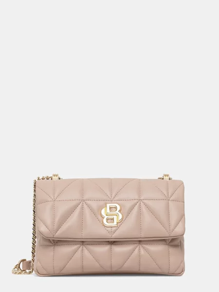 BOSS geantă crossbody pentru femei cu imitație de piele B_ICON M Sh. Bag QN bej