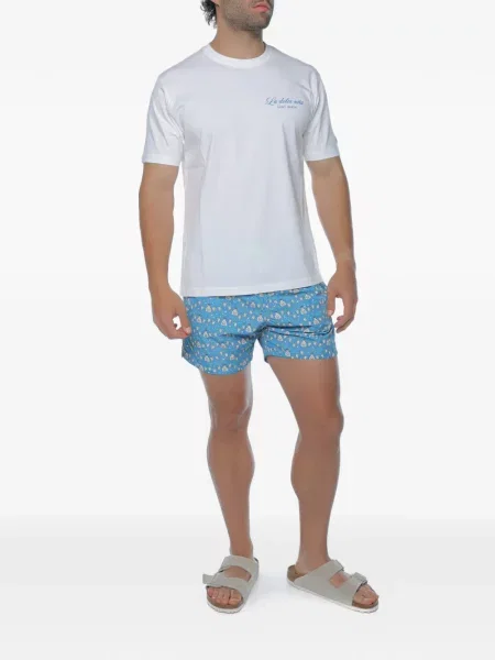 Slip de baie Mc2 Saint Barth cu imagine albastru