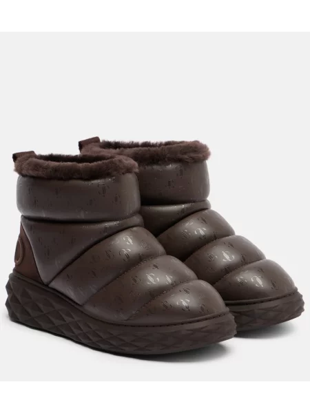 Botine Jimmy Choo din piele maro
