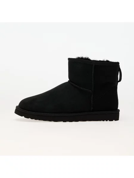 UGG cizme de zăpadă din piele întoarsă Classic Mini negru