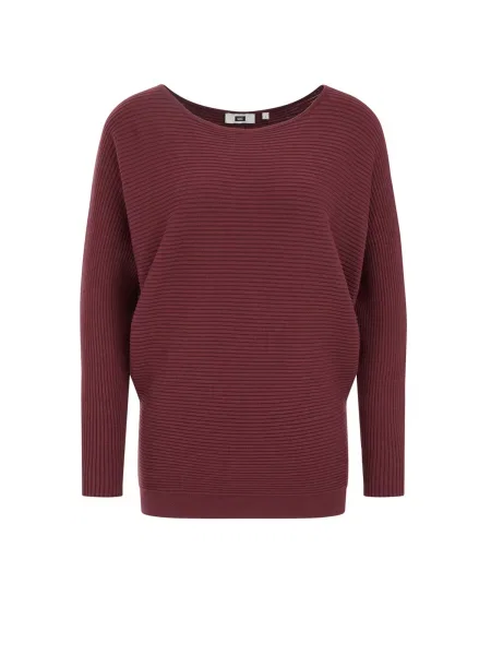 WE Fashion Pulover roşu închis