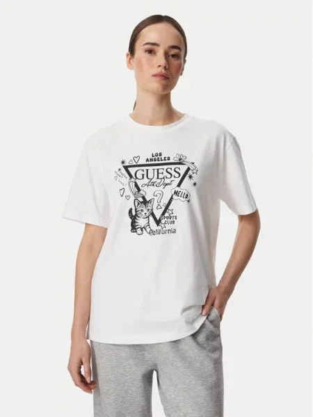 Guess Футболка Regular Fit білий