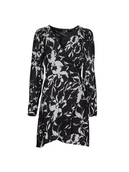 Obleka kratek mini obleka Vero Moda črna