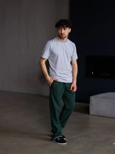 Штани для дому HANDY WEAR Soft зелений