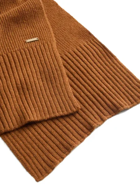 Fular Woolrich din cașmir maro