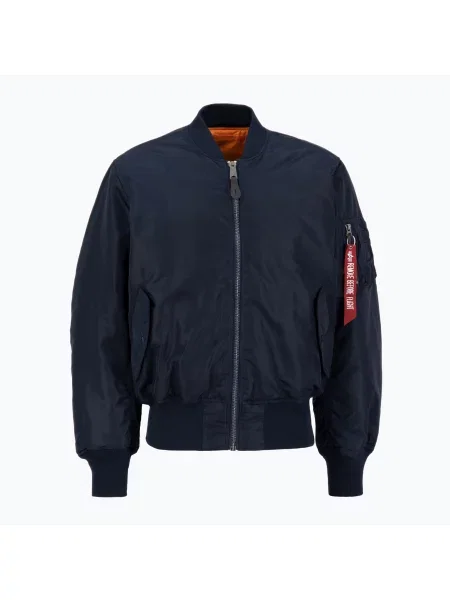 Alpha Industries kurtka przejściowa oversize granatowy