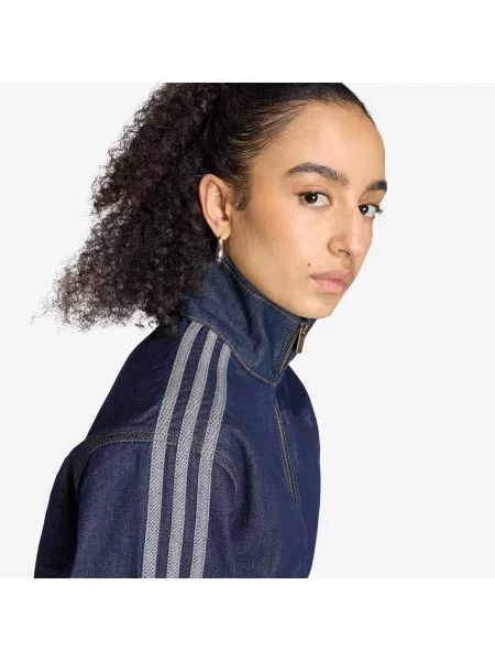 Jachetă adidas Firebird Denim Tracktop Indigo Denim M