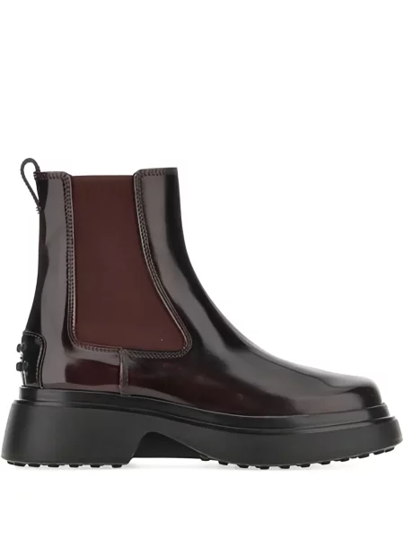 Botine chelsea Tod's din piele maro