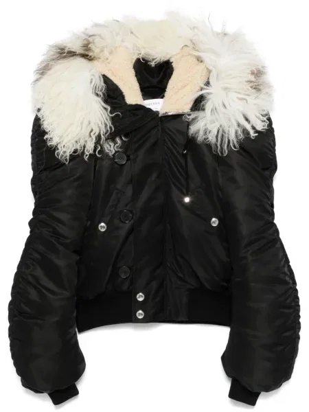 Kołnierzykowy kurtka bomber Alexander Mcqueen