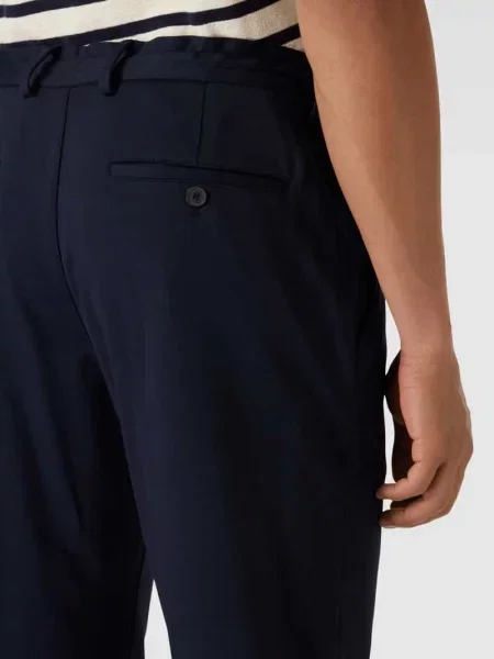 Spodnie sportowe o kroju slim fit z dżerseju ze streczem model ‘O JOGG’ S.oliver Black Label granatowe