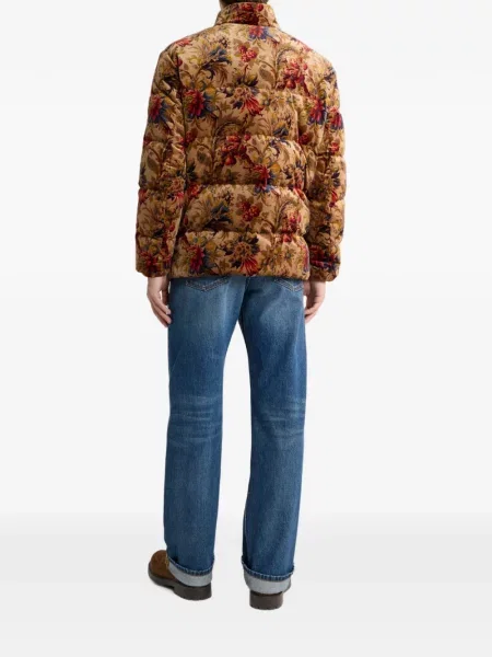 Geacă Etro de catifea cu model floral cu imagine