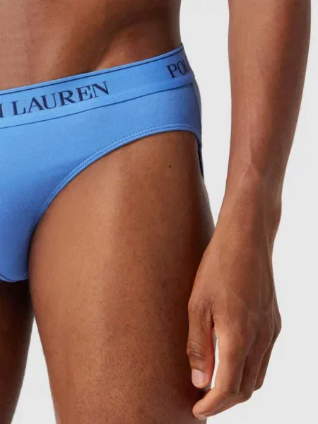 Obcisłe bokserki w zestawie 3 szt. Polo Ralph Lauren Underwear niebieskie