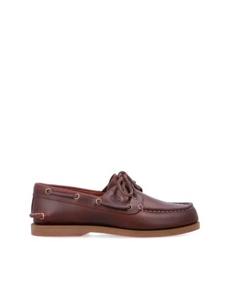 Timberland mokasyny skórzane Classic Boat Boat brązowe