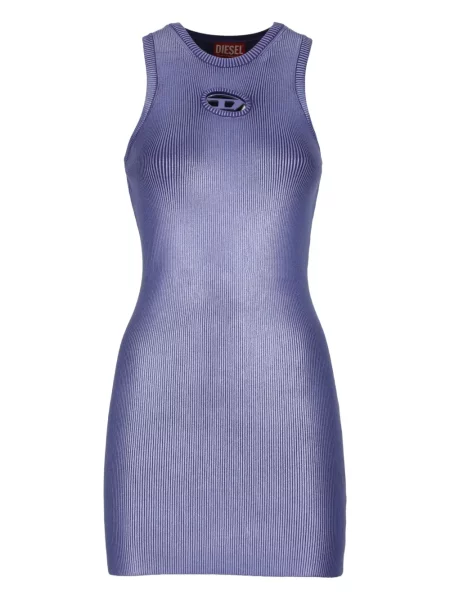 Костюм мини рокля Diesel виолетово