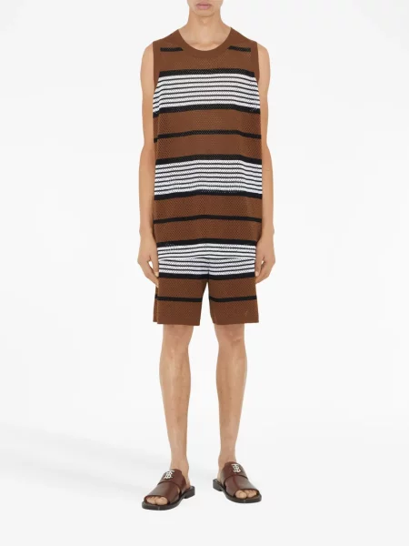 Bermuda šortai Burberry ruda