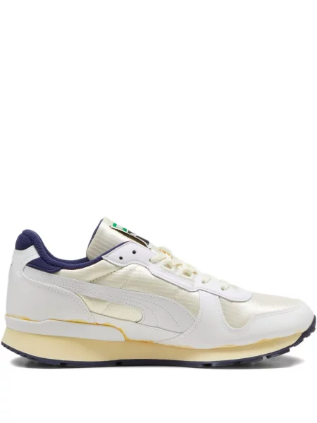 Sneakerși Puma de paie alb