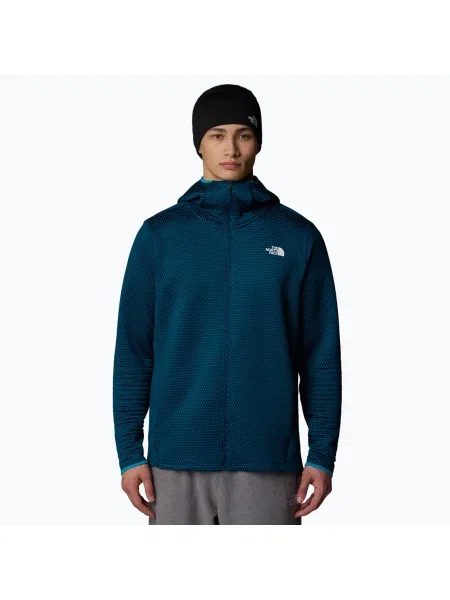 Мъжки трекинг суитшърт The North Face Vertical Thermal FZ Hoodie midnight petrol синьо