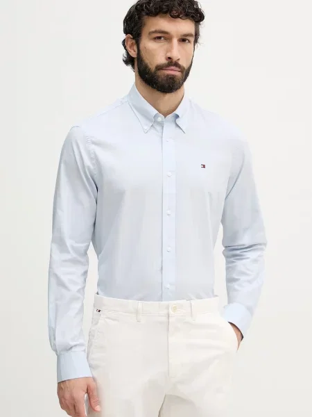 Tommy Hilfiger cămașă pentru bărbați din albastru