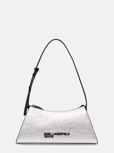Чанта Karl Lagerfeld Jeans сребристо