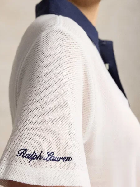 Polo Ralph Lauren тениска с яка дамска от Wimbledon бяло