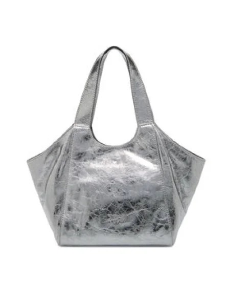 PINKO Kabelka Tote Mini Bag AI PLTT strieborná