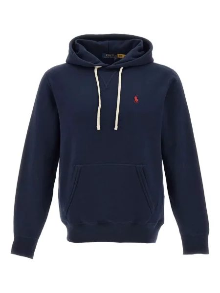 Sneakerși Polo Ralph Lauren cu broderie din piele negru