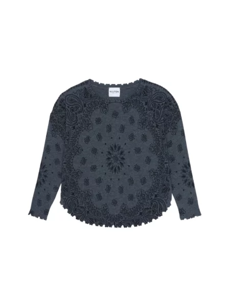 Sweter Kujten z kaszmiru szary