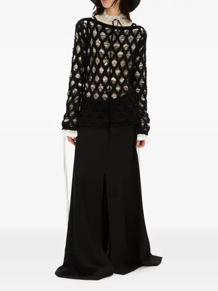Fusta maxi Ann Demeulemeester negru