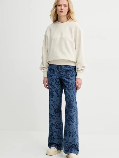 Bluza A.p.c. z autografem beżowa