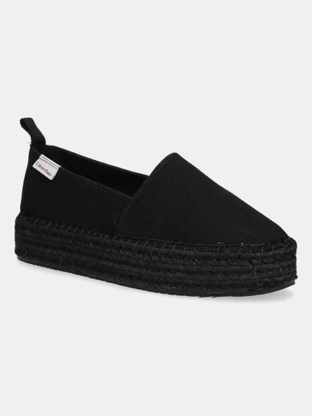 Calvin Klein Jeans espadrile PLATFORM ESPADRILLE ML CS negru