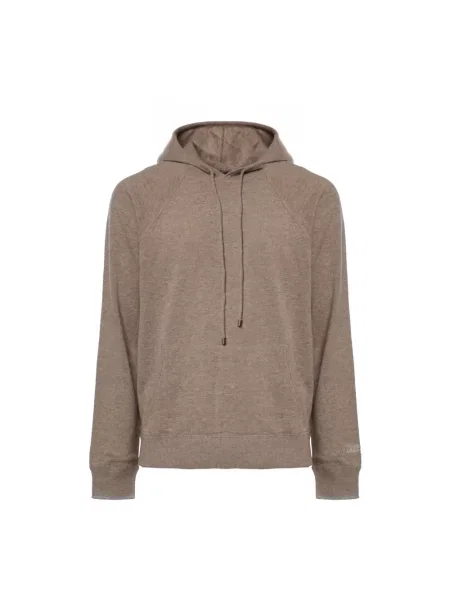 Bluza z kapturem Mc2 Saint Barth wełniana z kapturem beżowa