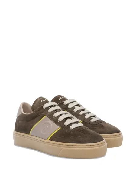 Sneakerși Furla din piele de căprioară maro