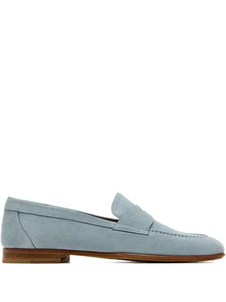 Pantofi loafer Magnanni din piele de căprioară albastru