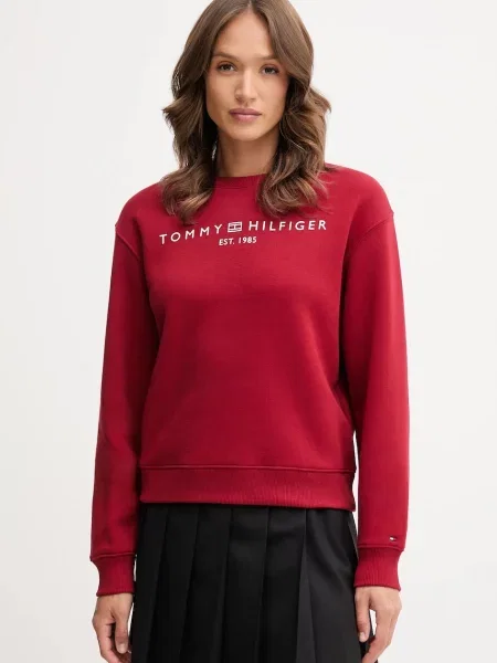 Суитчър Tommy Hilfiger с принт синьо