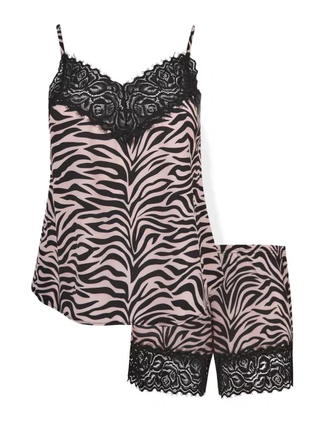 Піжама Fleri білий/чорний біла