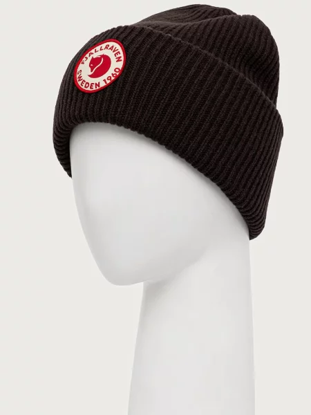 Fjallraven căciulă de lână Logo maro