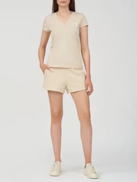 Шорти Armani Exchange бежеві