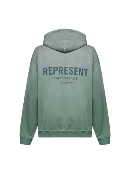 Bluza z kapturem Represent z kapturem zielona
