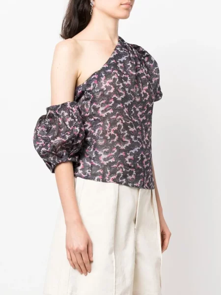 Bluzka Isabel Marant Etoile asymetryczna czarna