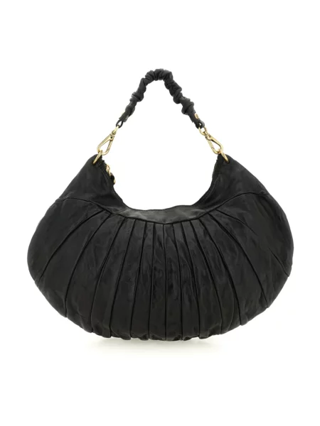 Torebka skórzana Campomaggi skórzana czarna